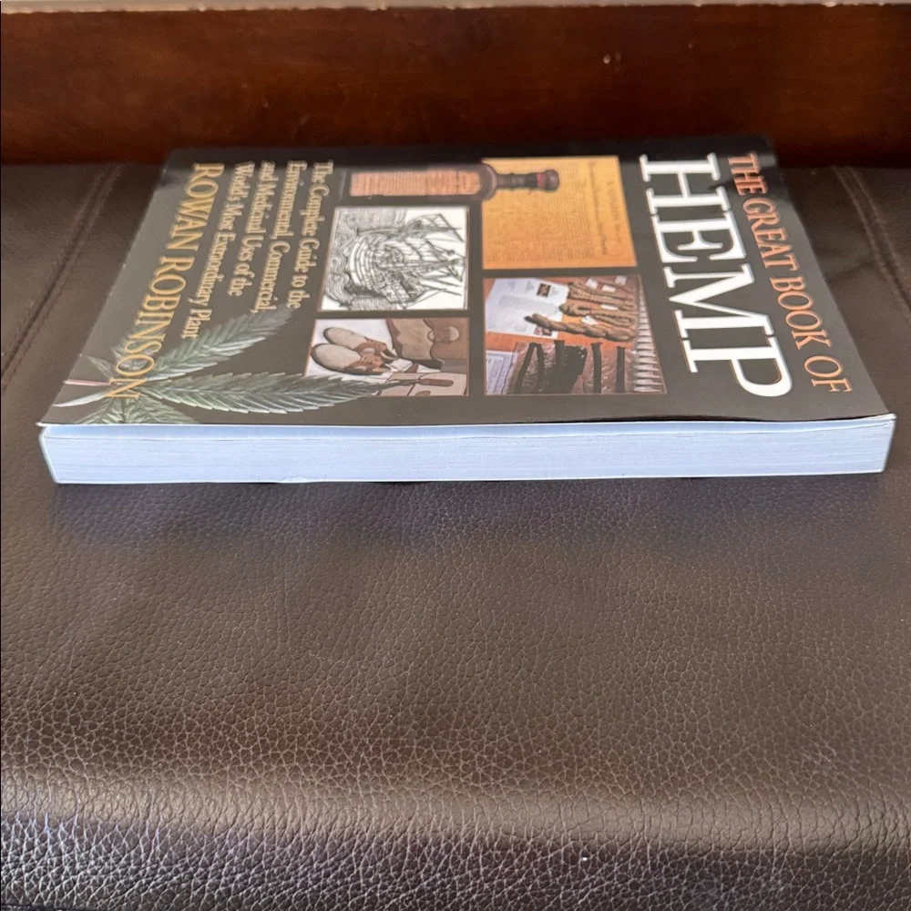 “The Great Book of Hemp” Paperback Guide by Rowan Robinson